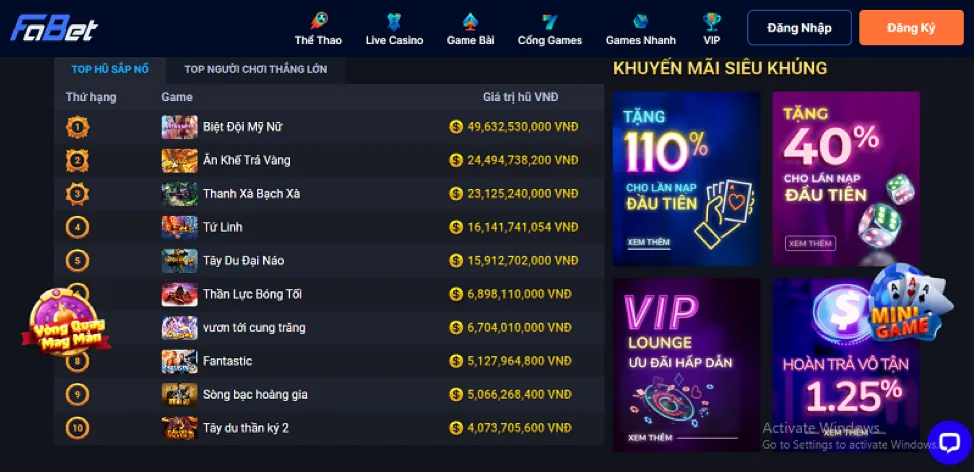 Banner khuyến mãi chào mừng thành viên mới đá gà 98win